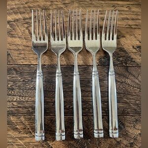 Towle Stephanie Stainless Dinner forks (5)